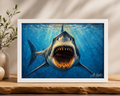 Tableau décoratif Requin – Style peinture